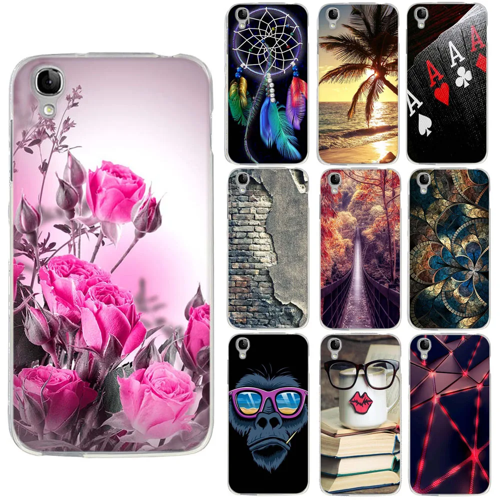 Силиконовый чехол бампер для Alcatel One Touch Idol 3 4 7 дюйма 6039 6039A 6039K 6039Y alcatel