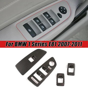 4pcs Carbon Fiber Window Lift Switch Button Panel Cover Trim Styling Accessories For BMW 1 Series E81 2007 2008 2009 2010 2011
4pcs Carbon Fiber Window Lift Switch Button Panel Cover Trim Styling Accessories For BMW 1 Series E81 2007 2008 2009 2010 2011