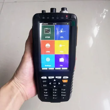 Fiber Optic OTDR Reflectometer with OPM VFL OLS Functions and Optional Touch Screen
Fiber Optic OTDR Reflectometer with OPM VFL OLS Functions and Optional Touch Screen