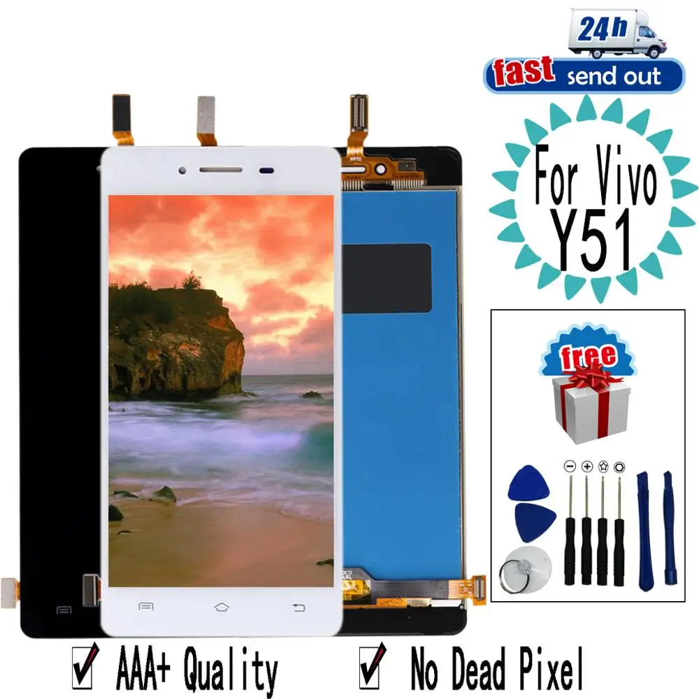 5.0" Y51 LCD For BBK Vivo Y51 LCD Display Touch Screen Digitizer Assembly Replacement For Vivo Y51
5.0" Y51 LCD For BBK Vivo Y51 LCD Display Touch Screen Digitizer Assembly Replacement For Vivo Y51