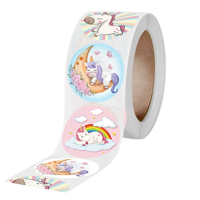 500pcs/roll Unicorn Sticker Animals Reward Sticker for Kids Cute Pattern School Teacher Supplies 1 Inch Kawaii Encourage Sticker
500pcs/roll Unicorn Sticker Animals Reward Sticker for Kids Cute Pattern School Teacher Supplies 1 Inch Kawaii Encourage Sticker