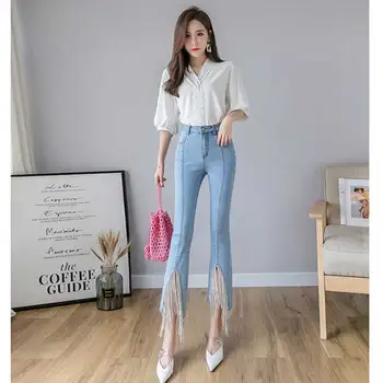 Blue jeans high waist beaded jeans female 2019 autumn new diamond feet thin pencil nine pants women light micro-slip women jeans
Blue jeans high waist beaded jeans female 2019 autumn new diamond feet thin pencil nine pants women light micro-slip women jeans