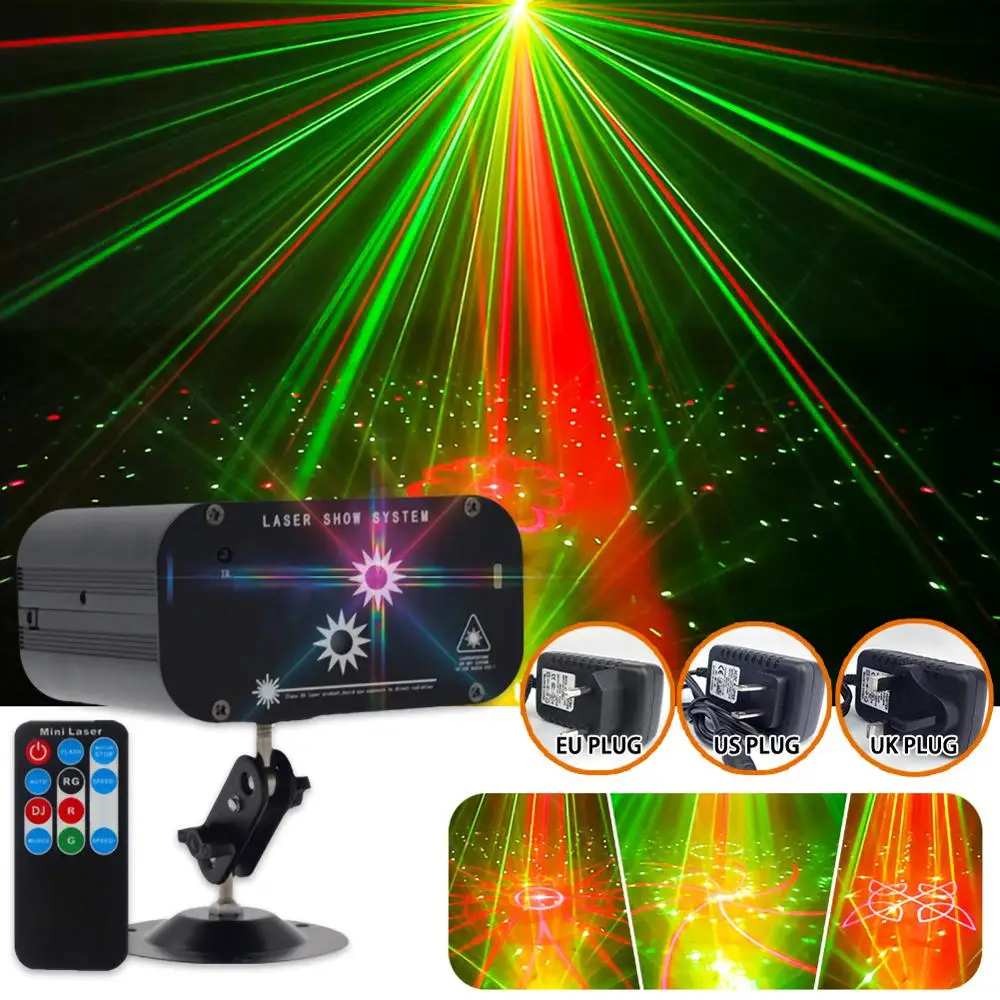 Disco Light 48 Pattern RGB LED Laser Projector Christmas Party DJ Light Voice-activated Dance Xmas Wedding Home Party USB 2020
Disco Light 48 Pattern RGB LED Laser Projector Christmas Party DJ Light Voice-activated Dance Xmas Wedding Home Party USB 2020