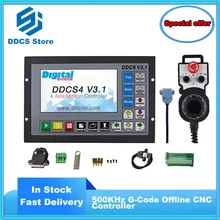 Special offer DDCSV3.1 3/4 Axis 500KHz G-Code Offline CNC Controller +NEW 4 axis Emergency Stop Electronic Handwheel MPG
Special offer DDCSV3.1 3/4 Axis 500KHz G-Code Offline CNC Controller +NEW 4 axis Emergency Stop Electronic Handwheel MPG