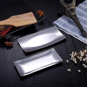 Snack Fruit Storage Tray Tableware Tools Fine Polishing Salver Snack Dessert Stainless Steel Tray Napkin Plate Dish 
Snack Fruit Storage Tray Tableware Tools Fine Polishing Salver Snack Dessert Stainless Steel Tray Napkin Plate Dish