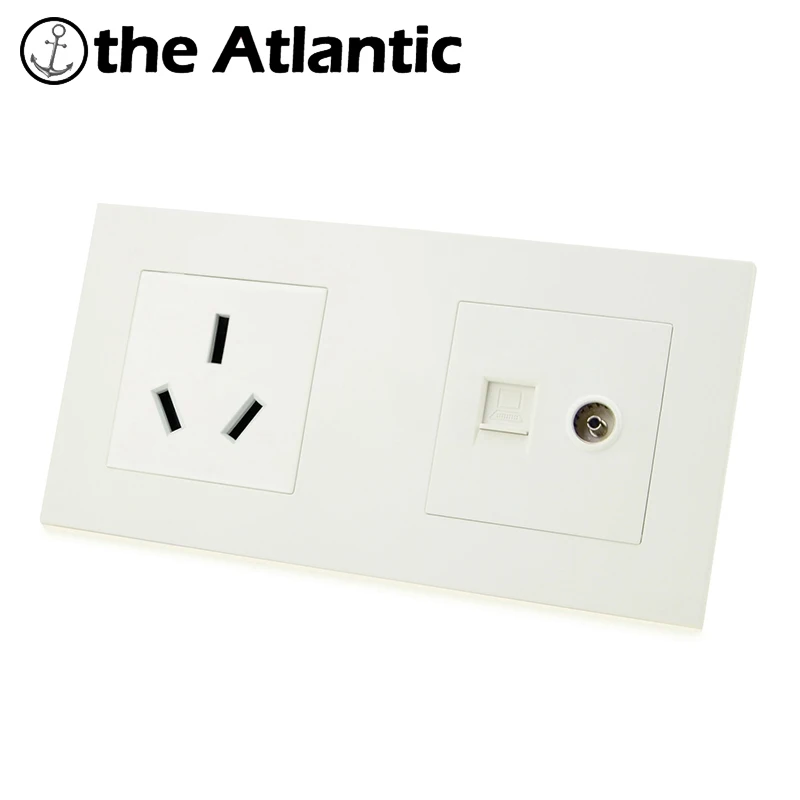 Atlectric AU Australia Standard Plug and Socket Dual RJ45 Computer TV PC Port Wall Socket Power Electrical Outlet Double Socket
Atlectric AU Australia Standard Plug and Socket Dual RJ45 Computer TV PC Port Wall Socket Power Electrical Outlet Double Socket