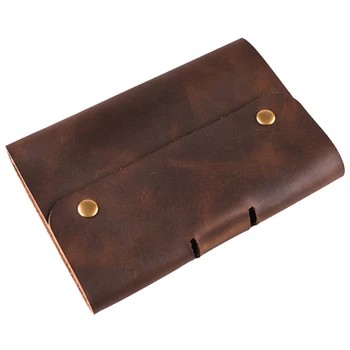 Handmade Leather Cowboy Traveller Notebook A6 Loose Leaf Diary Retro Notebook Original Gift Dark Brown
Handmade Leather Cowboy Traveller Notebook A6 Loose Leaf Diary Retro Notebook Original Gift Dark Brown