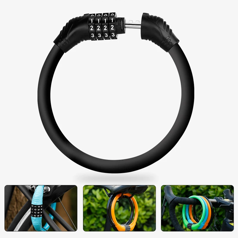 Bike Ring Lock Anti-theft 4 Digit Code Combination Bicycle Security Lock Outdoor Cycling Ring Lock MTB Password Lock Accessories
Bike Ring Lock Anti-theft 4 Digit Code Combination Bicycle Security Lock Outdoor Cycling Ring Lock MTB Password Lock Accessories