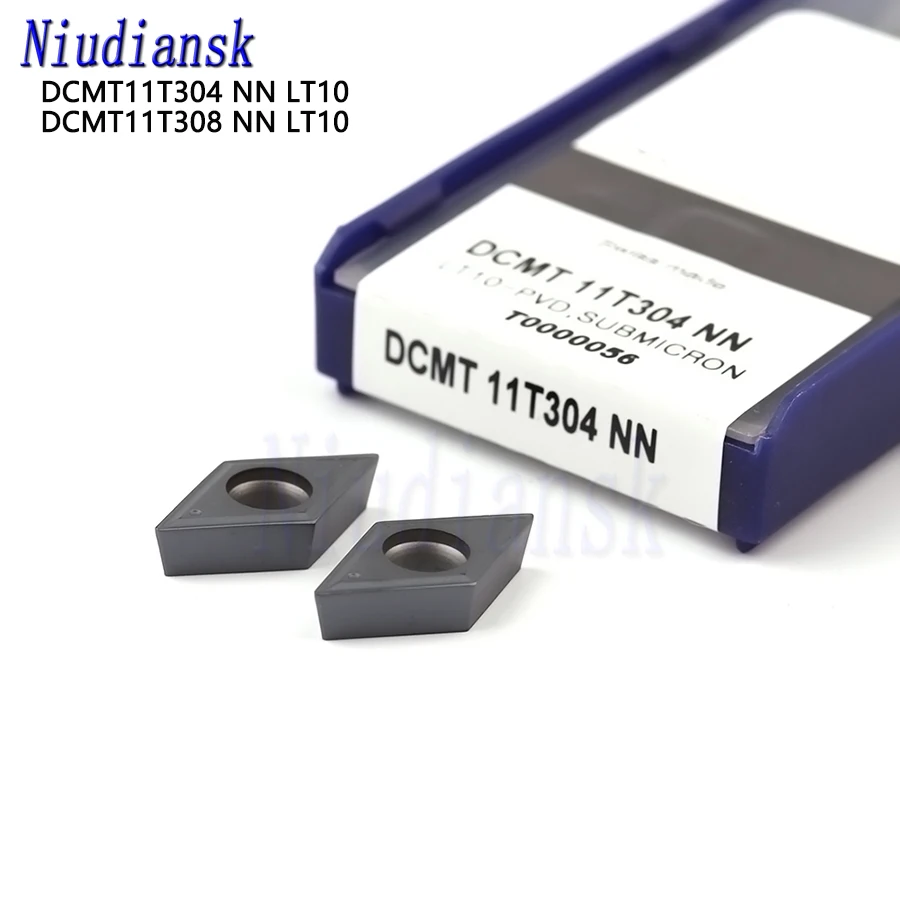 Твердосплавные пластины DCMT11T304 NN LT10 DCMT11T308 инструмент для внутренней обточки Высококачественная токарная