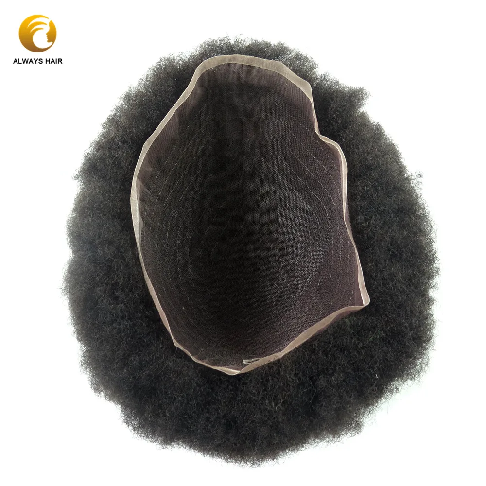 6mm Afro Curl Indian Human Hair Toupee for Black Man 6 inch 120 Density Afro Natural Wig with Fine Welded Mono Base
6mm Afro Curl Indian Human Hair Toupee for Black Man 6 inch 120 Density Afro Natural Wig with Fine Welded Mono Base