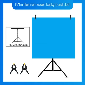 210*80cm Background Support Stand System T-shaped Background Frame 1.5*1m Non-woven Fabric Backdrop Cloth For Photo Studio Video
210*80cm Background Support Stand System T-shaped Background Frame 1.5*1m Non-woven Fabric Backdrop Cloth For Photo Studio Video