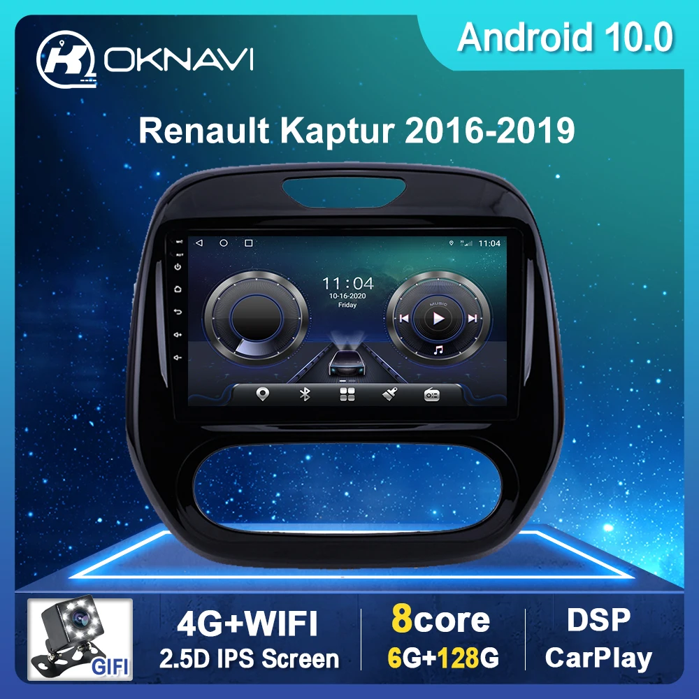 9'' Android 10.0 For Renault Kaptur 2016-2019 Multimedia Player GPS Navigation DSP Carplay WIFI 4G BT 2 Din Radio No DVD
9'' Android 10.0 For Renault Kaptur 2016-2019 Multimedia Player GPS Navigation DSP Carplay WIFI 4G BT 2 Din Radio No DVD