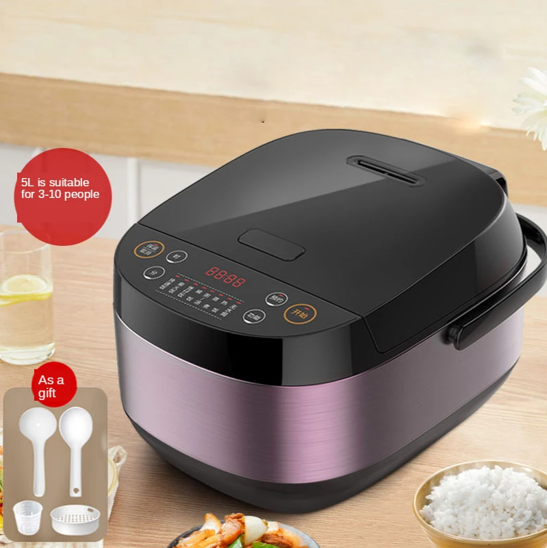 Cooker 5L L Micro-Pressure Braised Incense Smart Home Multi-Functional Large Capacity Electric Rice Cooker 3-10 People 1050sr
Cooker 5L L Micro-Pressure Braised Incense Smart Home Multi-Functional Large Capacity Electric Rice Cooker 3-10 People 1050sr