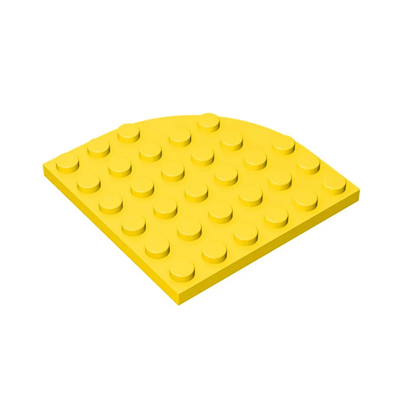 

10pcs Compatible MOC Brick Parts 6003 Plate Round Corner 6 x 6 Building Block Particle DIY Assmble Kid Puzzle Brain Toy Gift