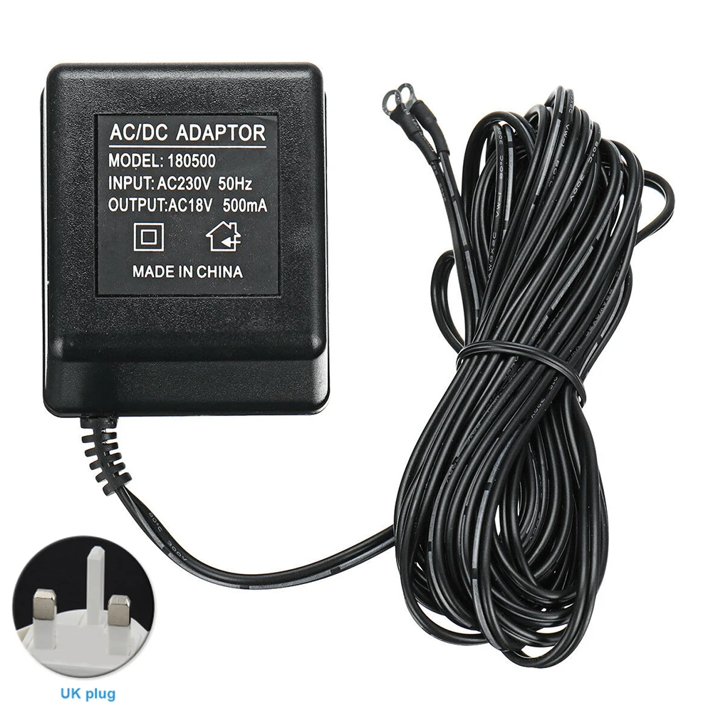500mA Accessories EU US UK AU Plug Charger Home 5M Plastic 18V Power Supply Adapter For Ring Video Doorbell Transformer Durable
500mA Accessories EU US UK AU Plug Charger Home 5M Plastic 18V Power Supply Adapter For Ring Video Doorbell Transformer Durable