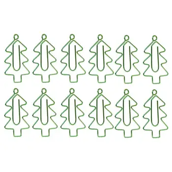 12pcs Xmas Tree Paper Clips Creative Bookmarks Christmas Tree Paper Needles Xmas Party Gift Office Hand Account Essentials
12pcs Xmas Tree Paper Clips Creative Bookmarks Christmas Tree Paper Needles Xmas Party Gift Office Hand Account Essentials