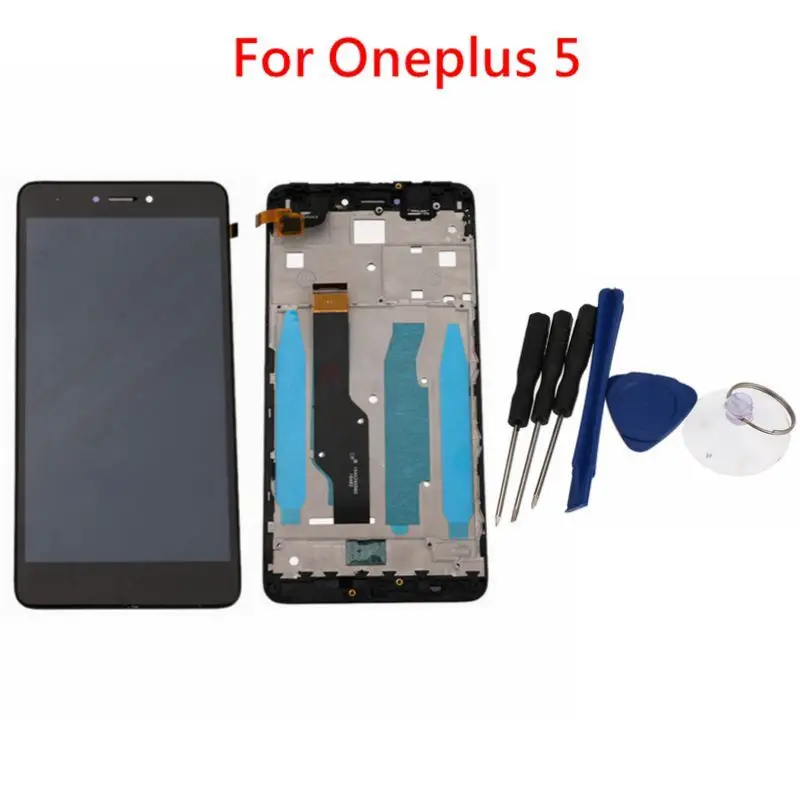 For OnePlus 5 LCD Display Touch Screen Digitizer Assembly Set with Frame Replacement For Oneplus 5 A5000 Black
For OnePlus 5 LCD Display Touch Screen Digitizer Assembly Set with Frame Replacement For Oneplus 5 A5000 Black