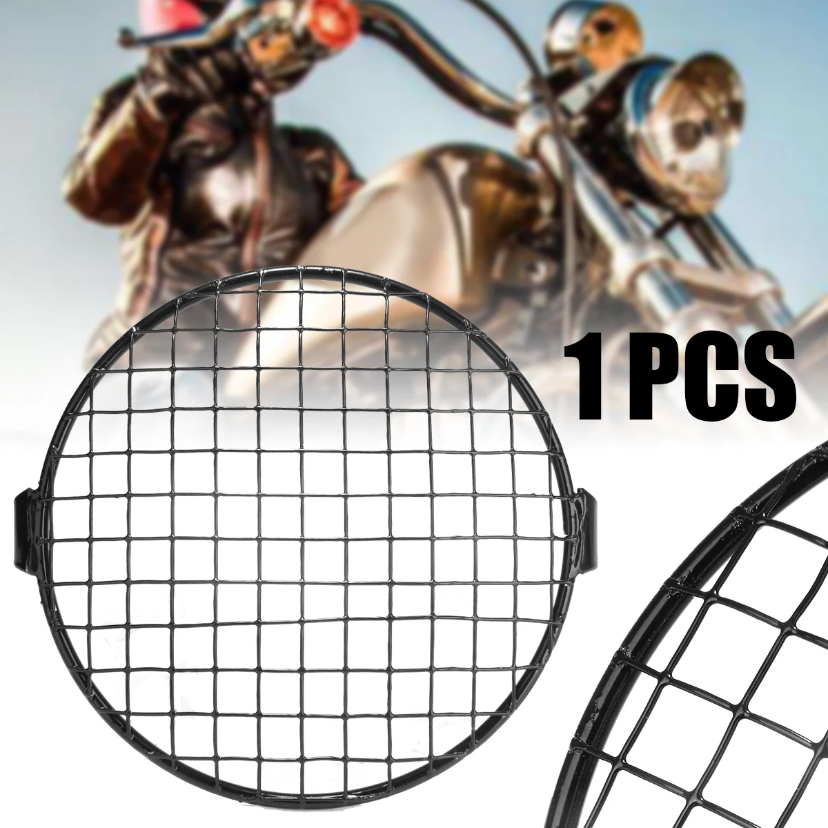 MAYITR 7 inch Retro Metal Motorcycle Front Headlight Lamp Mesh Grille Cover Mask Square Grid For Harley Honda Cafe Racer Parts
MAYITR 7 inch Retro Metal Motorcycle Front Headlight Lamp Mesh Grille Cover Mask Square Grid For Harley Honda Cafe Racer Parts