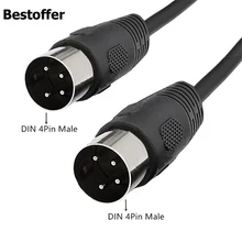 1M/1.5M/3M DIN 4Pin Male to Male Car Audio and Video MIDI Medical Extension Data Cable
1M/1.5M/3M DIN 4Pin Male to Male Car Audio and Video MIDI Medical Extension Data Cable