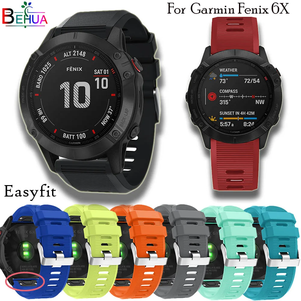 26mm silicone Quick Release Kit Easy fit Watchband For Garmin Fenix 6X /5X/Fenix 3/Fenix 3 HR Replacement wrist Watch Strap
26mm silicone Quick Release Kit Easy fit Watchband For Garmin Fenix 6X /5X/Fenix 3/Fenix 3 HR Replacement wrist Watch Strap