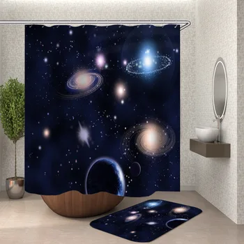Shower Curtain, Bathroom Curtains-Mysterious Universe,Galaxy,Galaxy,Outer Deep Space,Imagination,Sun,Moon,
Shower Curtain, Bathroom Curtains-Mysterious Universe,Galaxy,Galaxy,Outer Deep Space,Imagination,Sun,Moon,