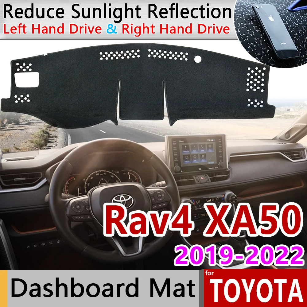 

for Toyota Rav4 XA50 2019~2022 RAV 4 XA 50 Anti-Slip Mat Dashboard Cover Pad Sunshade Dashmat Carpet Anti-UV Car Accessories Rug