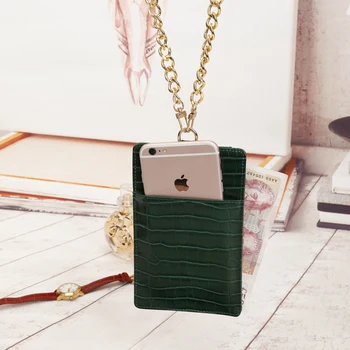 Genuine Leather Mobile Phone Card Holder Embossed Crocodile Leather Phone Wallet Python Leather Pouch With Lanyardr Phone Bag
Genuine Leather Mobile Phone Card Holder Embossed Crocodile Leather Phone Wallet Python Leather Pouch With Lanyardr Phone Bag