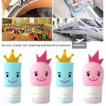 40ml Silicone Refillable Empty Bottle Cartoon Prince Princess Travel Cosmetic Container Leakproof Shampoo Gel Dispenser
40ml Silicone Refillable Empty Bottle Cartoon Prince Princess Travel Cosmetic Container Leakproof Shampoo Gel Dispenser