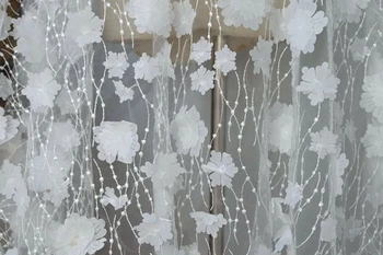 GLace 1Y/Lot soft Mesh 3Dl flower embroidery lace sewing fabric high quality wedding dress veil DIY accessories TX1590
GLace 1Y/Lot soft Mesh 3Dl flower embroidery lace sewing fabric high quality wedding dress veil DIY accessories TX1590