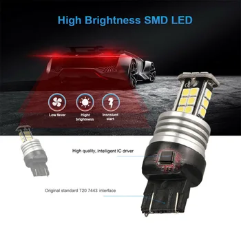 Lamp Turn Signal lights 24SMD Car Brake Red Reversing Dome Accessories Parts T20 2pcs
Lamp Turn Signal lights 24SMD Car Brake Red Reversing Dome Accessories Parts T20 2pcs