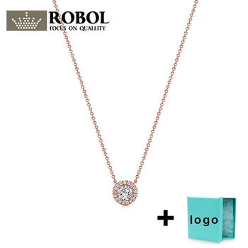 TTLL Rllen high quality original 925 sterling silver fashion elegant white gem rose gold necklace diy female jewelry wholesale 
TTLL Rllen high quality original 925 sterling silver fashion elegant white gem rose gold necklace diy female jewelry wholesale