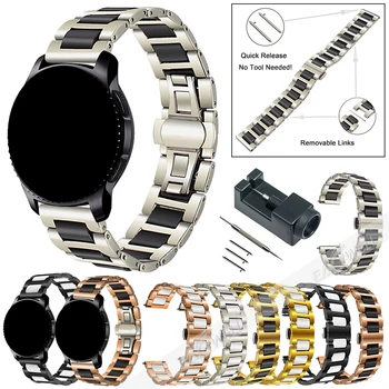 20mm 22mm Universal Watchband Ceramics+Metal Bracelet Strap For Garmin Forerunner 645 Watch Band For Samsung Gear S3 Classic
20mm 22mm Universal Watchband Ceramics+Metal Bracelet Strap For Garmin Forerunner 645 Watch Band For Samsung Gear S3 Classic