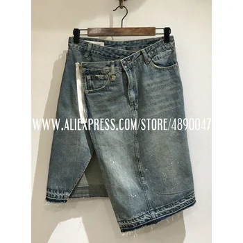 Casual irregular mid-waist denim skirt light wash skirt 2020 summer High-quality women's irregular slim denim skirt
Casual irregular mid-waist denim skirt light wash skirt 2020 summer High-quality women's irregular slim denim skirt