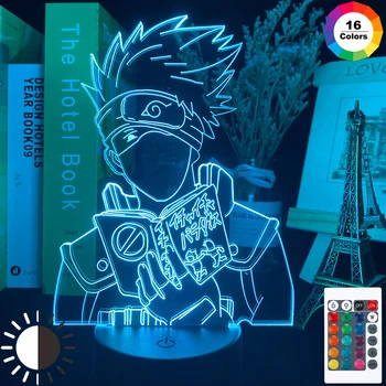 Led 3d Night Light Japanese Anime Naruto Kakashi Hatake Icha Icha Paradaisu Figure Nightlight for Child Bedroom Decor Desk Lamp
Led 3d Night Light Japanese Anime Naruto Kakashi Hatake Icha Icha Paradaisu Figure Nightlight for Child Bedroom Decor Desk Lamp