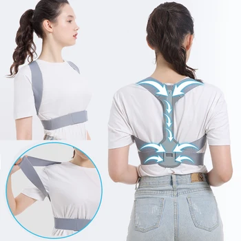 Adjustable Posture Corrector Back Shoulder Straighten Orthopedic Brace Belt for Clavicle Spine Back Support Pain Relief Unisex
Adjustable Posture Corrector Back Shoulder Straighten Orthopedic Brace Belt for Clavicle Spine Back Support Pain Relief Unisex