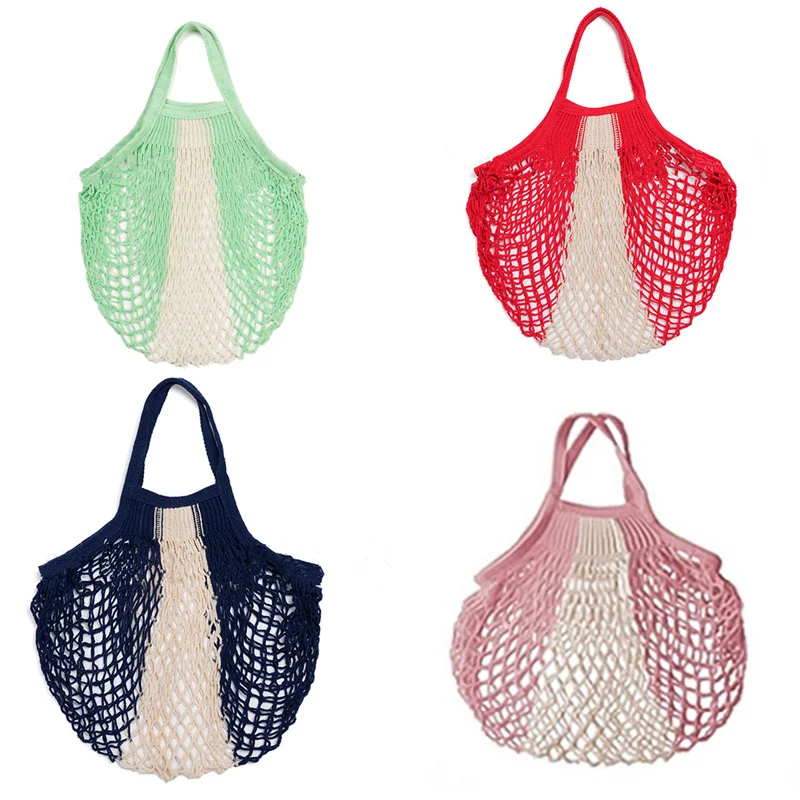 New Rainbow Large Mesh Net Shopping Bag Reusable String Fruit Storage Handbag Totes Women Shopping Mesh Net Woven Bag Durable
New Rainbow Large Mesh Net Shopping Bag Reusable String Fruit Storage Handbag Totes Women Shopping Mesh Net Woven Bag Durable