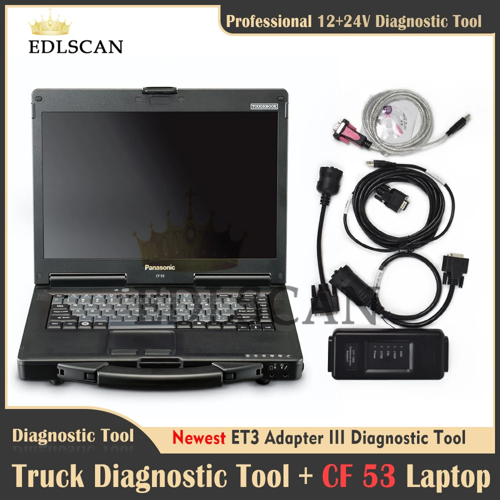 V2021 ET3 Communication Adapter III Excavator truck Diagnostic tool 317-7485 +SIS+ECM FLAS diagnostic kit +CF52/CF52 Laptop
V2021 ET3 Communication Adapter III Excavator truck Diagnostic tool 317-7485 +SIS+ECM FLAS diagnostic kit +CF52/CF52 Laptop