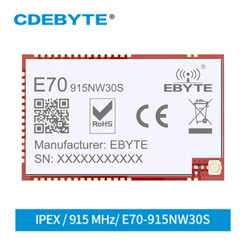 E70-915NW30S 915MHz 30dBm Star Network SoC IPEX Antenna uhf Wireless Transceiver Transmitter Receiver 915 mhz Module
E70-915NW30S 915MHz 30dBm Star Network SoC IPEX Antenna uhf Wireless Transceiver Transmitter Receiver 915 mhz Module