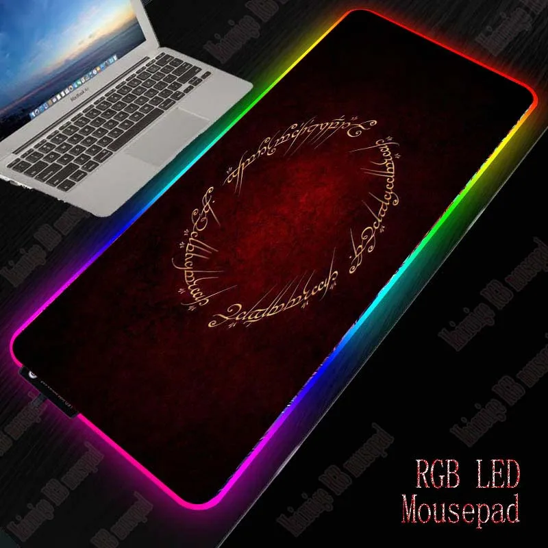 XGZ Lord of The Rings Large RGB Gaming Mouse Pad Gamer Keyboard Mousepad LED Light USB Wired Non-Slip Mouse Mice 7 Dazzle Colors
XGZ Lord of The Rings Large RGB Gaming Mouse Pad Gamer Keyboard Mousepad LED Light USB Wired Non-Slip Mouse Mice 7 Dazzle Colors