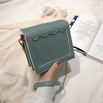 Fashion PU Leather Women's Handbags Small Flap Crossbody Bags Shoulder Messenger Bag Design Chain Solid Tote Bags for Female
Fashion PU Leather Women's Handbags Small Flap Crossbody Bags Shoulder Messenger Bag Design Chain Solid Tote Bags for Female