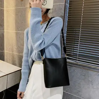 Solid Color Shoulder Messenger Bag Fashion Bucket PU Leather Crossbody Bags Women Handbags Totes Bags Clutch Bag
Solid Color Shoulder Messenger Bag Fashion Bucket PU Leather Crossbody Bags Women Handbags Totes Bags Clutch Bag