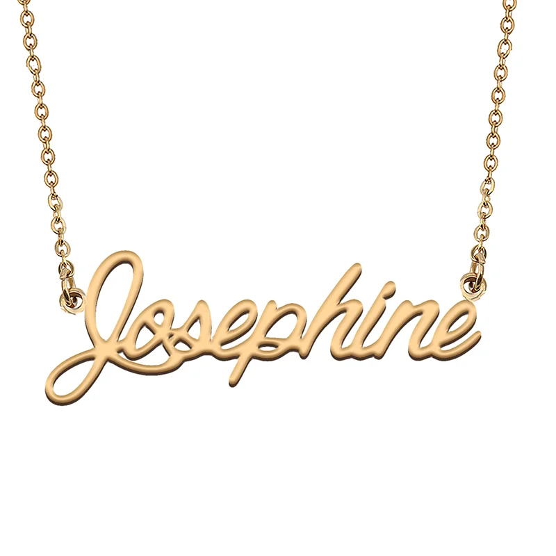 Josephine Custom Name Necklace Customized Pendant Choker Personalized Jewelry Gift for Women Girls Friend Christmas Present
Josephine Custom Name Necklace Customized Pendant Choker Personalized Jewelry Gift for Women Girls Friend Christmas Present
