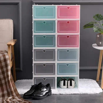 Plastic Candy Color Stackable Shoe Organizer 1PC Foldable Clear Shoes Storage Box Shoes Storage Box
Plastic Candy Color Stackable Shoe Organizer 1PC Foldable Clear Shoes Storage Box Shoes Storage Box