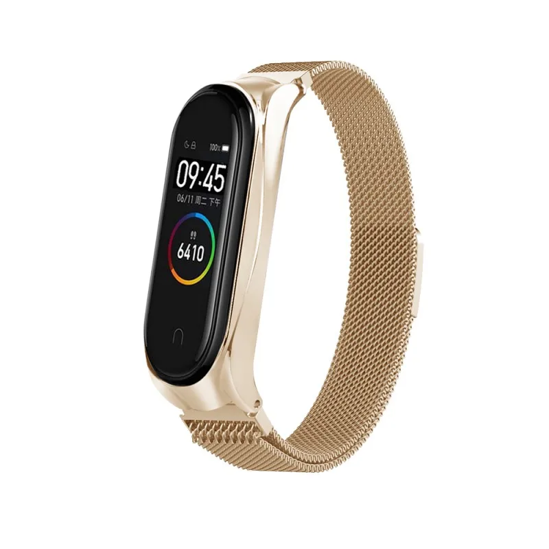 For Mi Band 4 Wrist Strap Replacement Stainless Steel Metal Smart Bracelet Magnet Adsorption Strap For Xiaomi Band 3/ 4
For Mi Band 4 Wrist Strap Replacement Stainless Steel Metal Smart Bracelet Magnet Adsorption Strap For Xiaomi Band 3/ 4
