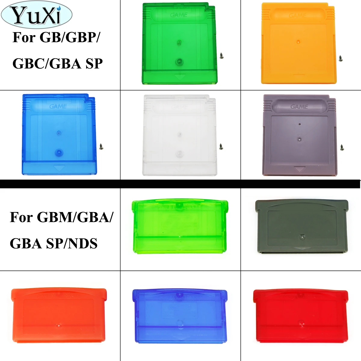 YuXi Replacement For GBA SP Game Cartridge Housing Shell For GBM GB GBC GBP for NDS Card Case
YuXi Replacement For GBA SP Game Cartridge Housing Shell For GBM GB GBC GBP for NDS Card Case