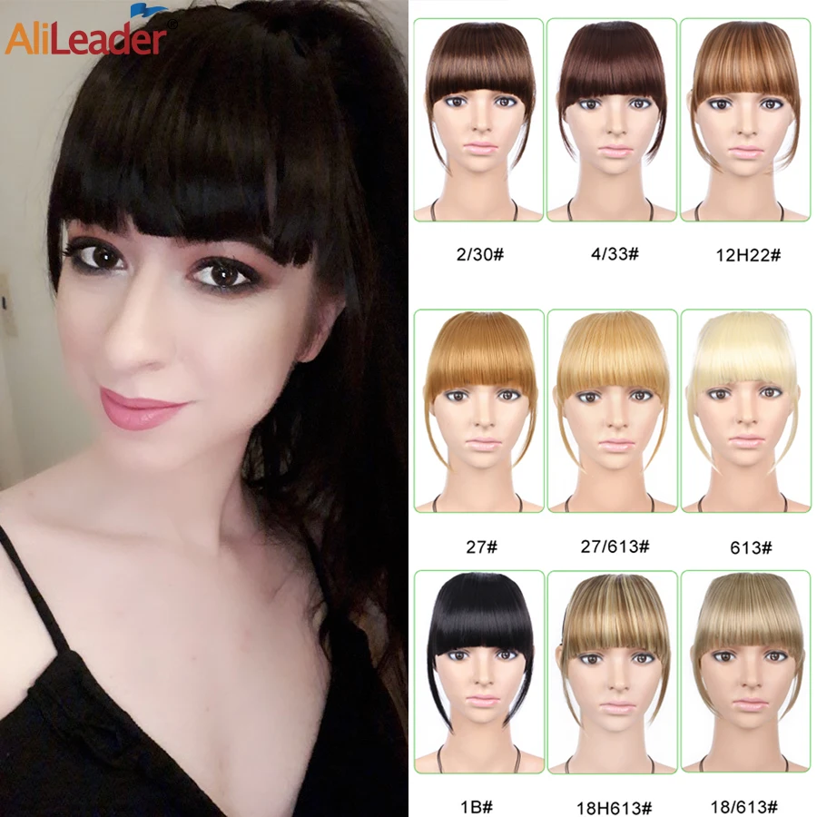 Alileader Hot Sale Bangs 6 Inches Synthetic Bang Clip In Hairs Extensions Fake Hair Bangs High Temperature Fiber Accessories
Alileader Hot Sale Bangs 6 Inches Synthetic Bang Clip In Hairs Extensions Fake Hair Bangs High Temperature Fiber Accessories