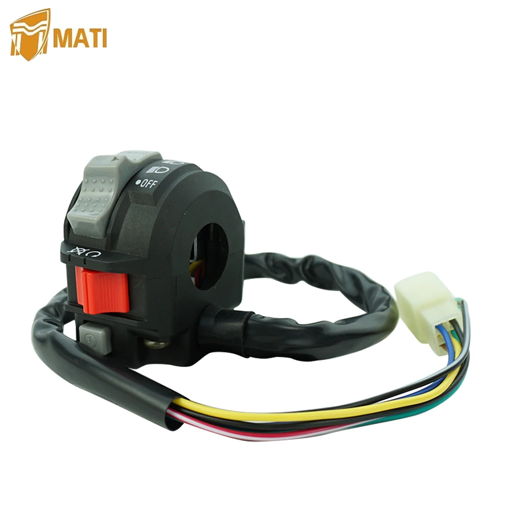 Left Handlebar Switch Control Engine Start Run Off Headlight for Yamaha Kodiak 400 Big Bear Wolverine Warrior 350 Grizzly 600
Left Handlebar Switch Control Engine Start Run Off Headlight for Yamaha Kodiak 400 Big Bear Wolverine Warrior 350 Grizzly 600
