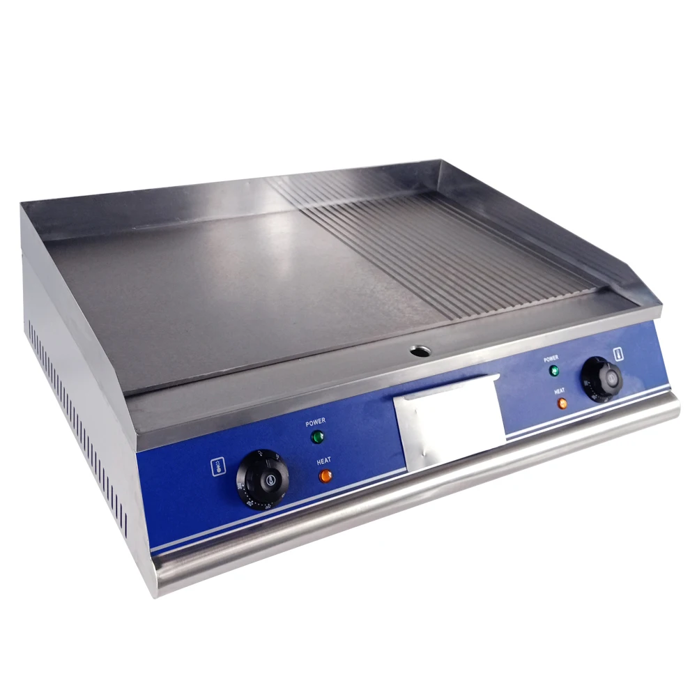 4400W Commercial Kitchen Electric Griddle Countertop Large Hotplate BBQ Grill Temperature Control Stainless Steel Teppanyaki
4400W Commercial Kitchen Electric Griddle Countertop Large Hotplate BBQ Grill Temperature Control Stainless Steel Teppanyaki