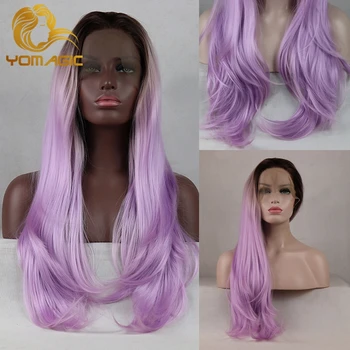 FACHOUFEE Ombre Purple Synthetic Lace Front Wigs for Women Party Natural Straight Heat Resistant Fiber Glueless Lace Wigs
FACHOUFEE Ombre Purple Synthetic Lace Front Wigs for Women Party Natural Straight Heat Resistant Fiber Glueless Lace Wigs