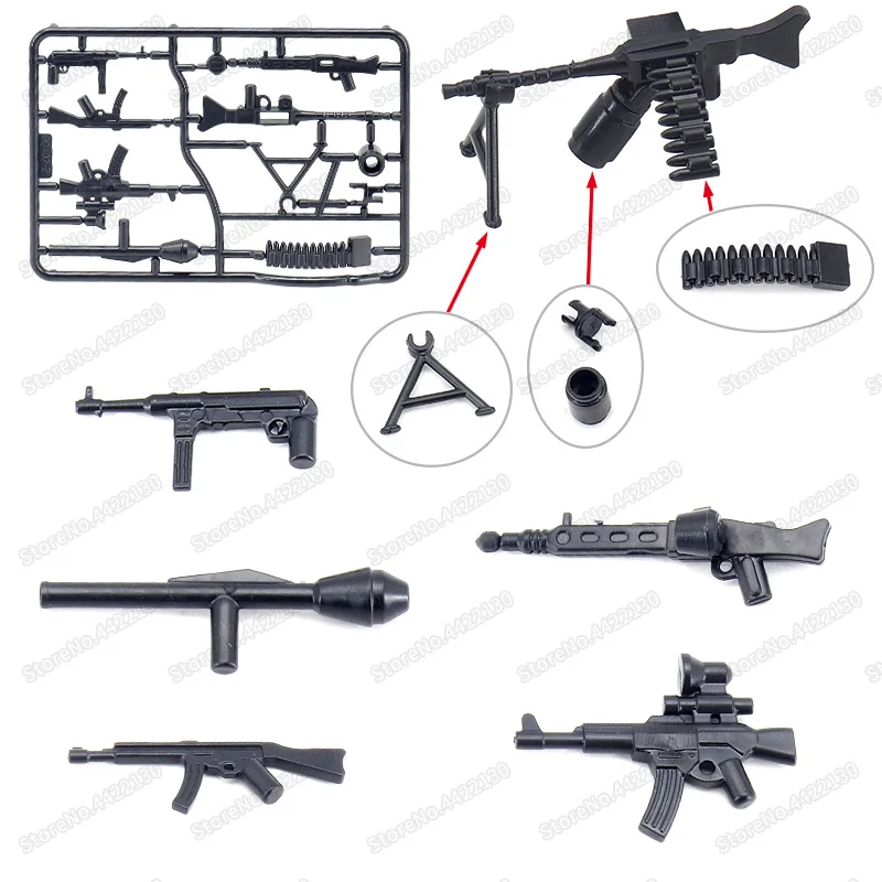 Military Building Block Soldier Tanks Assembly MG34 Machine Guns Weapons World War 2 Army Figures Moc Child Christmas Gifts Toys
Military Building Block Soldier Tanks Assembly MG34 Machine Guns Weapons World War 2 Army Figures Moc Child Christmas Gifts Toys